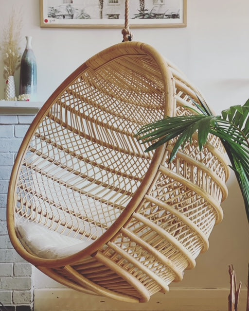The Nest - Round Rattan Hanging Chair.