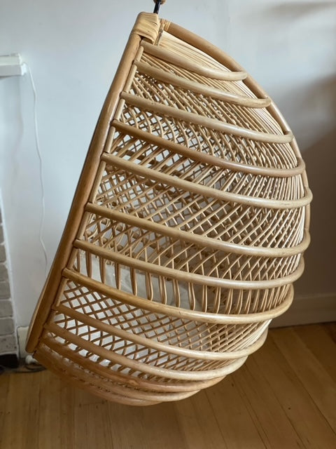 The Nest - Round Rattan Hanging Chair.