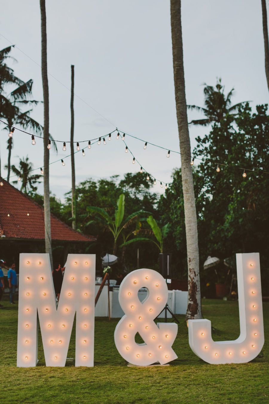 HIRE - 3 x Light up LETTERS 1.2m