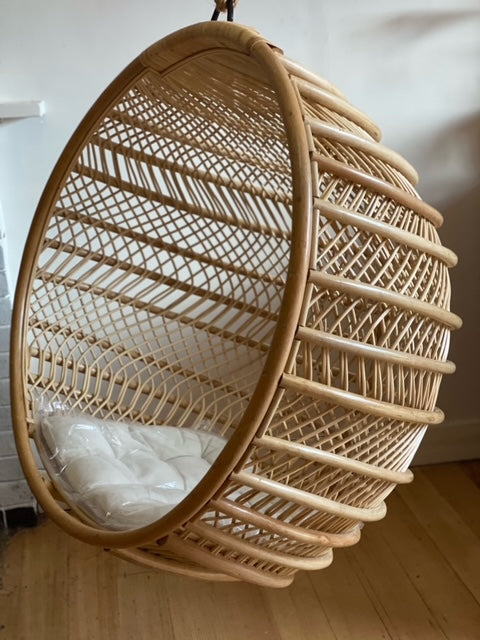 The Nest - Round Rattan Hanging Chair.