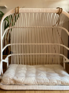 The Oceania -  Rattan Hanging Chair. Available in Single Natural, Double Natural & White.