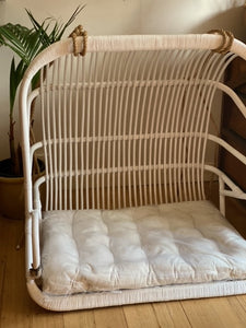 The Oceania -  Rattan Hanging Chair. Available in Single Natural, Double Natural & White.