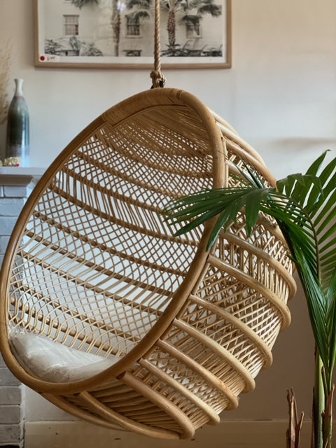 The Nest - Round Rattan Hanging Chair.