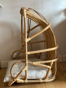 The Oceania -  Rattan Hanging Chair. Available in Single Natural, Double Natural & White.