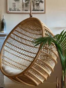The Nest - Round Rattan Hanging Chair.