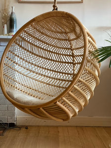 The Nest - Round Rattan Hanging Chair.