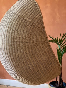 The Pod - Natural Rattan Hanging Chair.