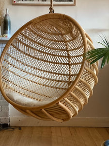 The Nest - Round Rattan Hanging Chair.