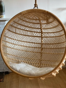 The Nest - Round Rattan Hanging Chair.