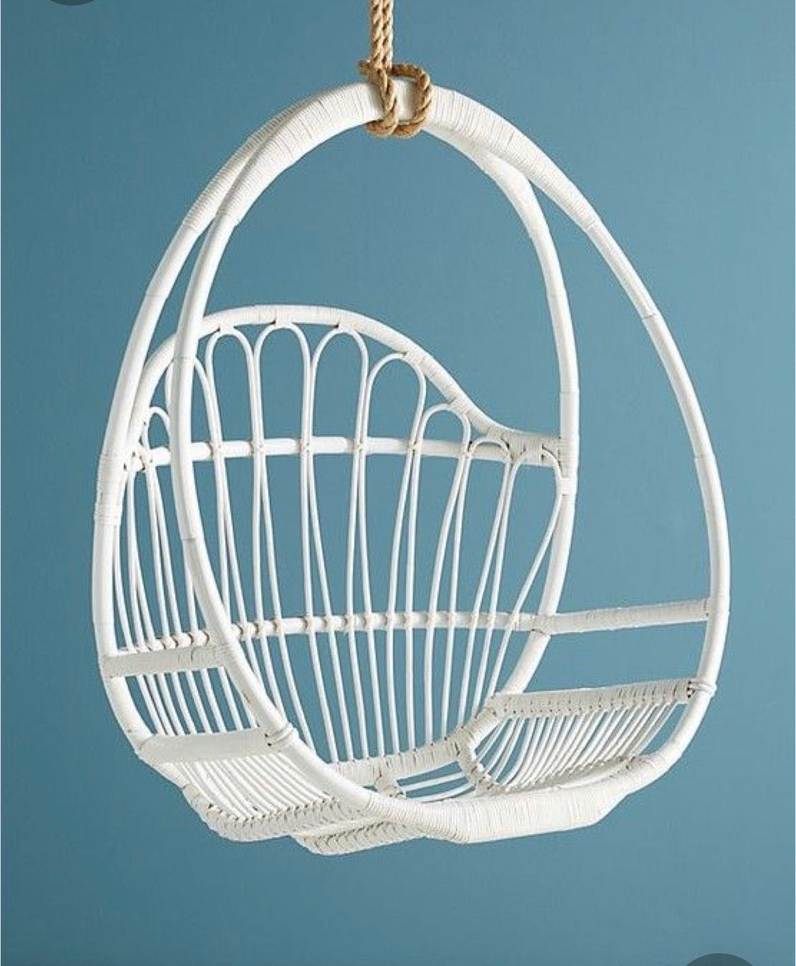"The South Beach”  Rattan Hanging Chair.