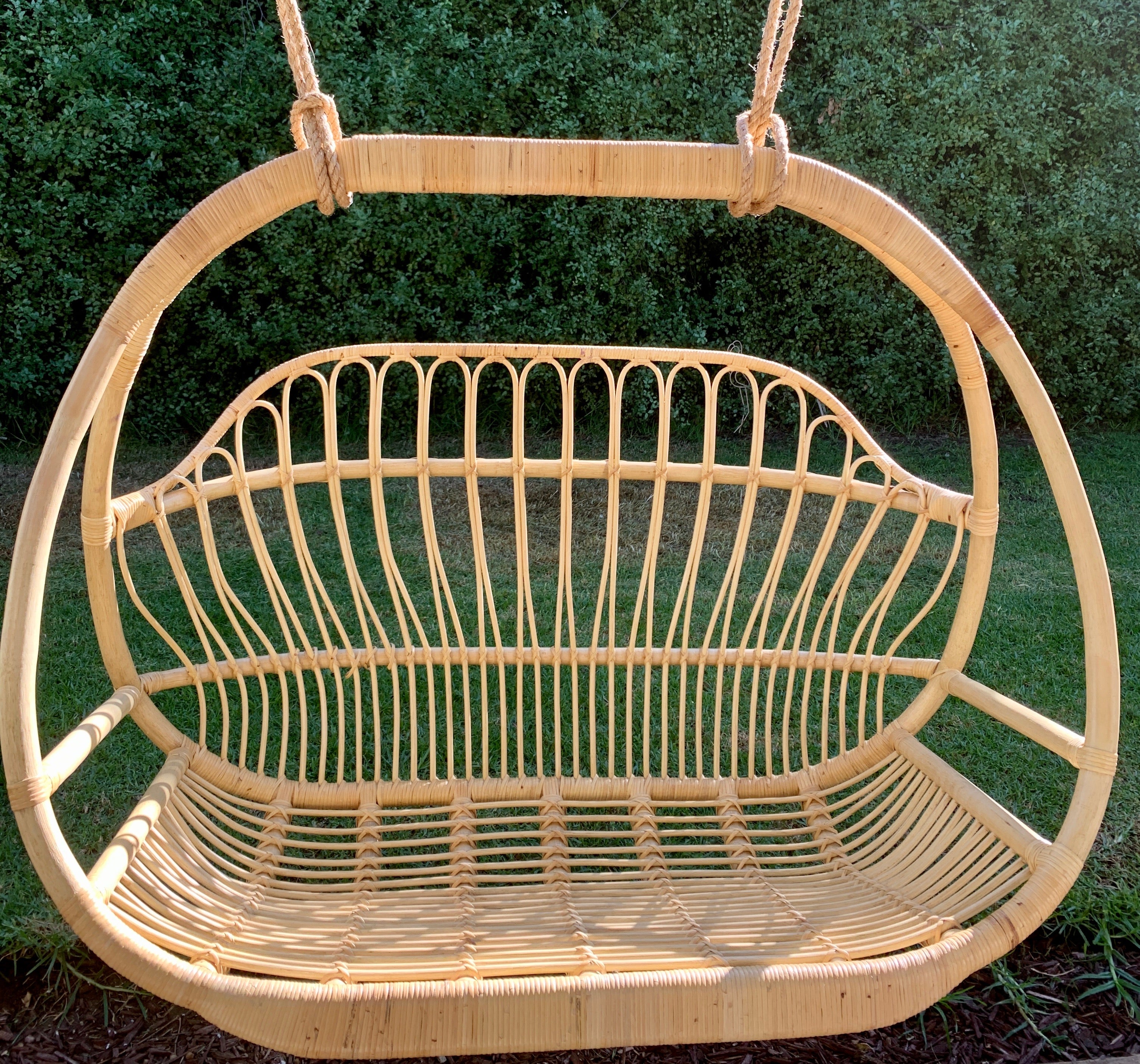 "The South Beach”  Rattan Hanging Chair.